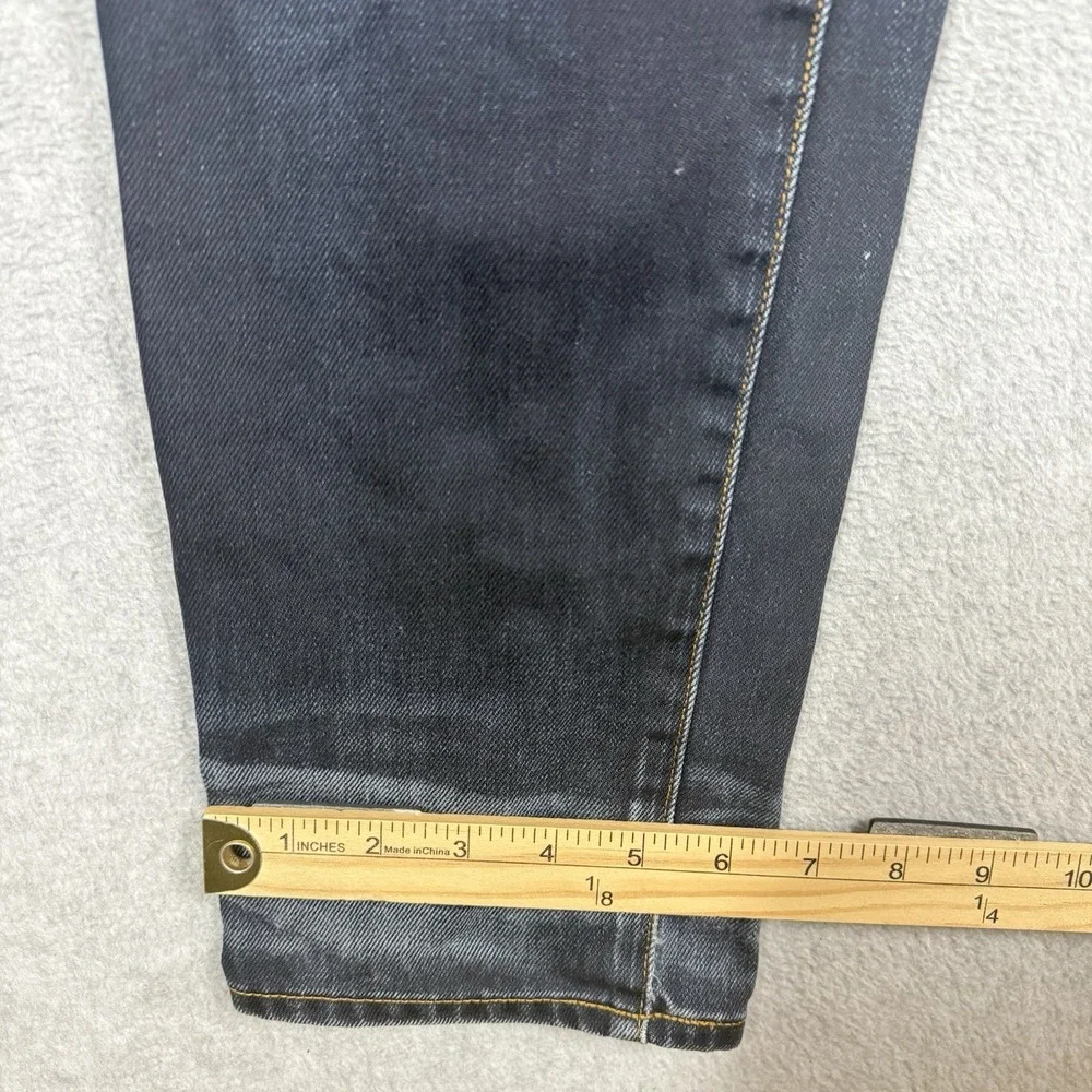 G Star Raw 3301 Low Tapered‎ Jeans Mens 30x32 (30x30) Dark Wash Crazy Whiskered